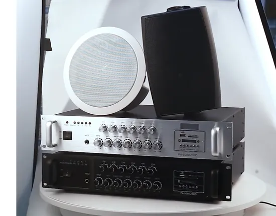 Public Address Amplifier Bluetooth 6 Zones PA System Power Amplifier with Individual Volume Control