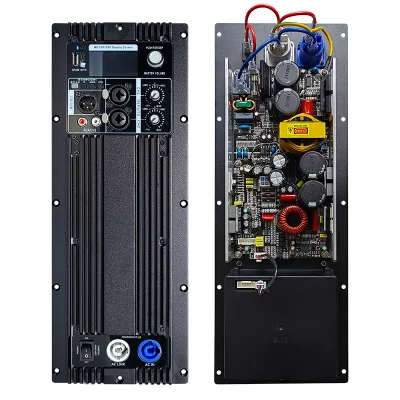 PAL750+Cq190 650W 2-Kanal-Klasse-D-Profi-Audio-Stereo-Sound-Aktivlautsprecher DSP-Leistungsverstärker